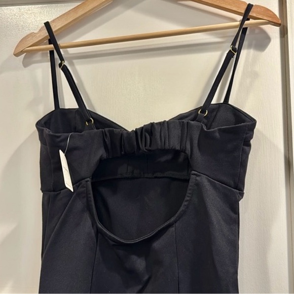 NWT Free People Intimately Black Probably Should Bodycon Mini Fitted Dress S - Picture 6 of 8